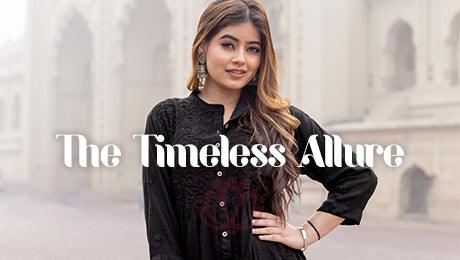 The Timeless Allure of Black Chikankari Kurtas The Timeless Allure of Black Chikankari Kurtas