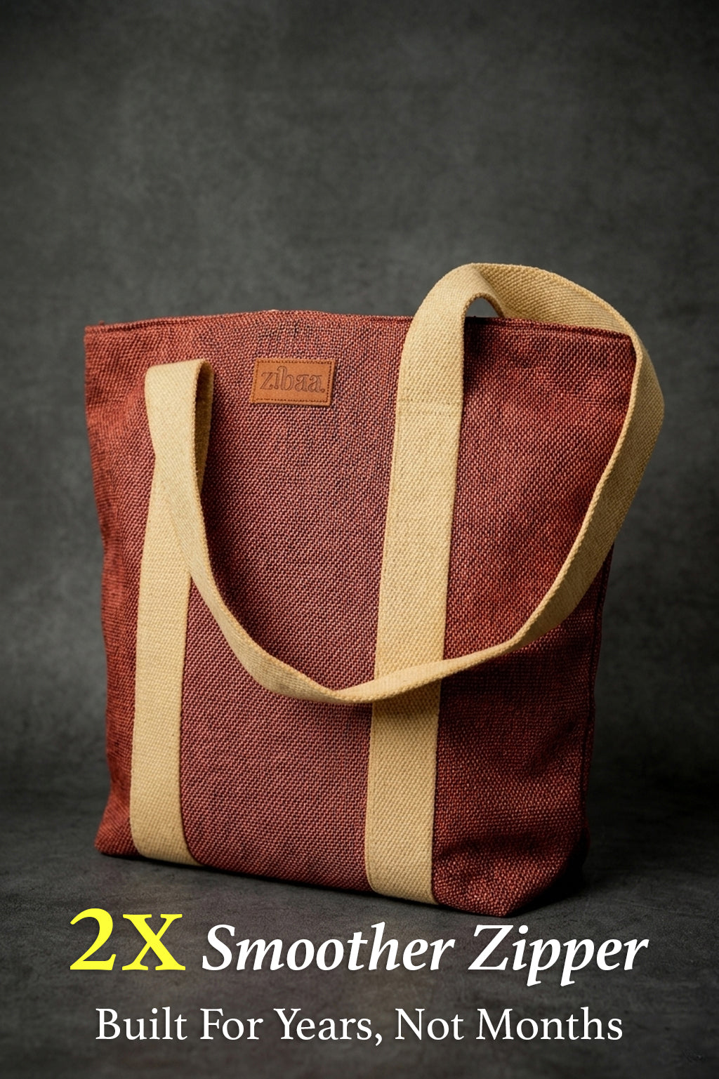 Safar Rust Canvas Everyday Tote Bag