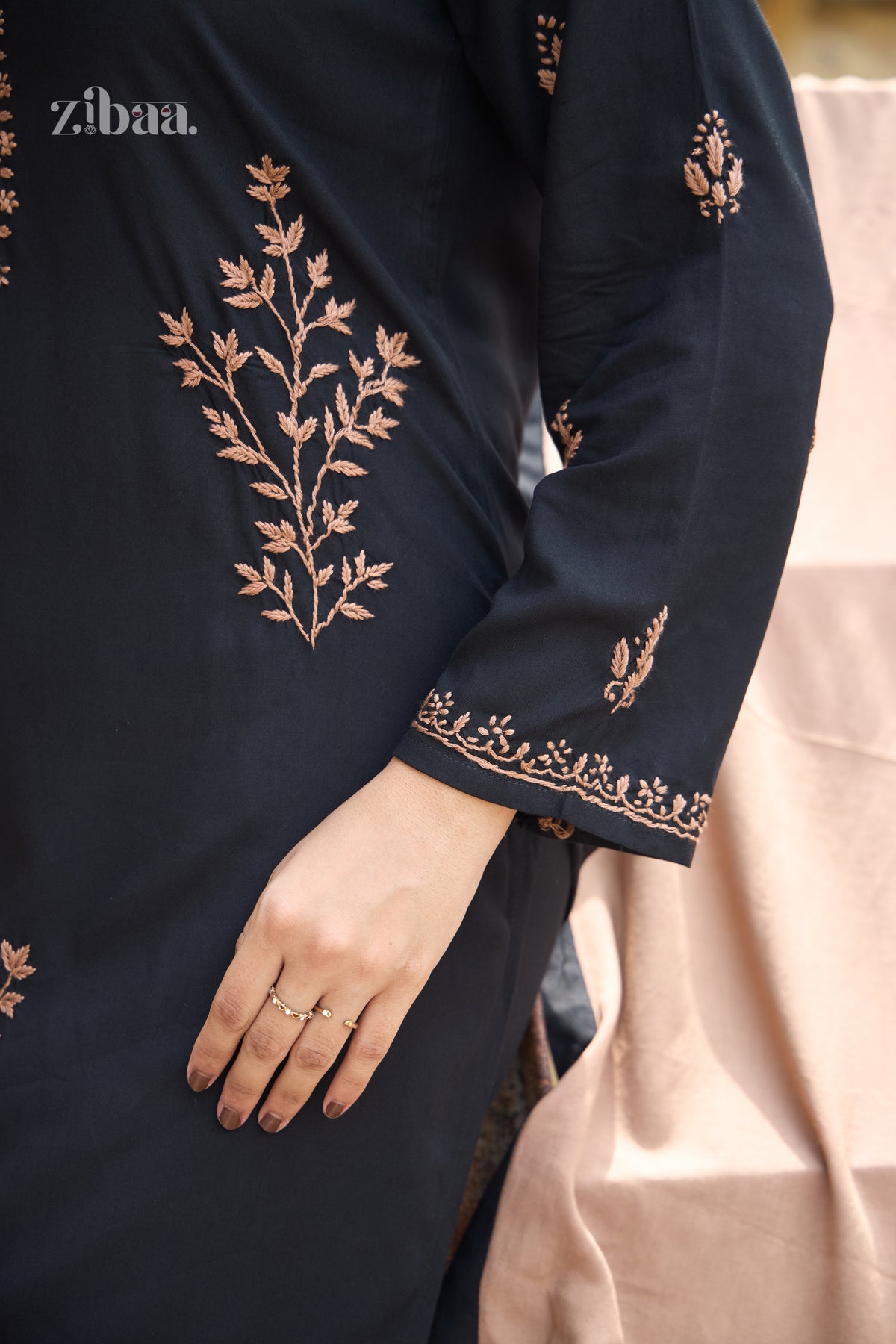 Utsav Luxury Rayon Black Kurta Set with Dupatta