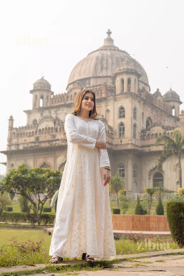 Chikankari Cotton Kurti
