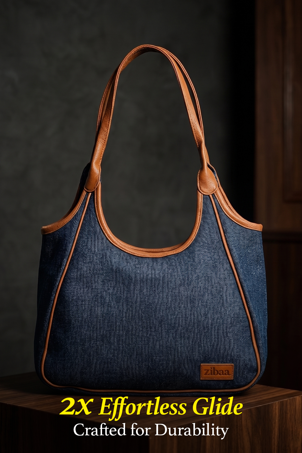 Safar Crescent Structured Shoulder Bag