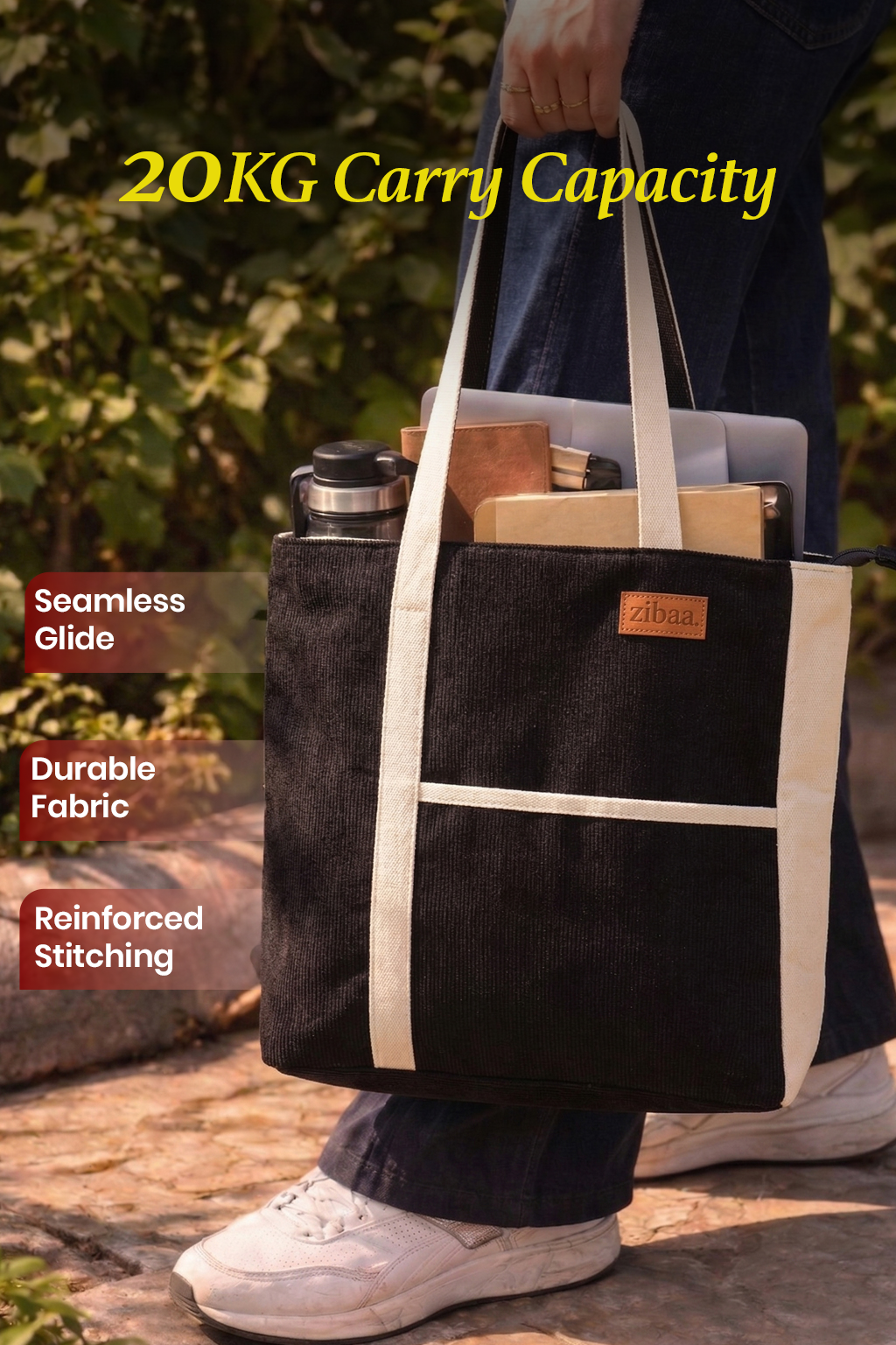 Safar Rozana Canvas Tote Bag