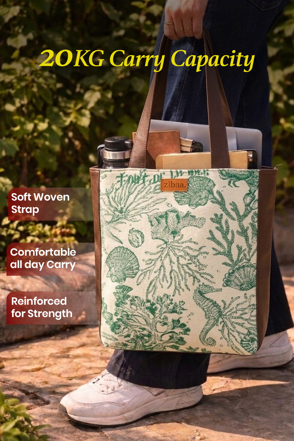 Safar Hariyali Crossbody Tote Bag