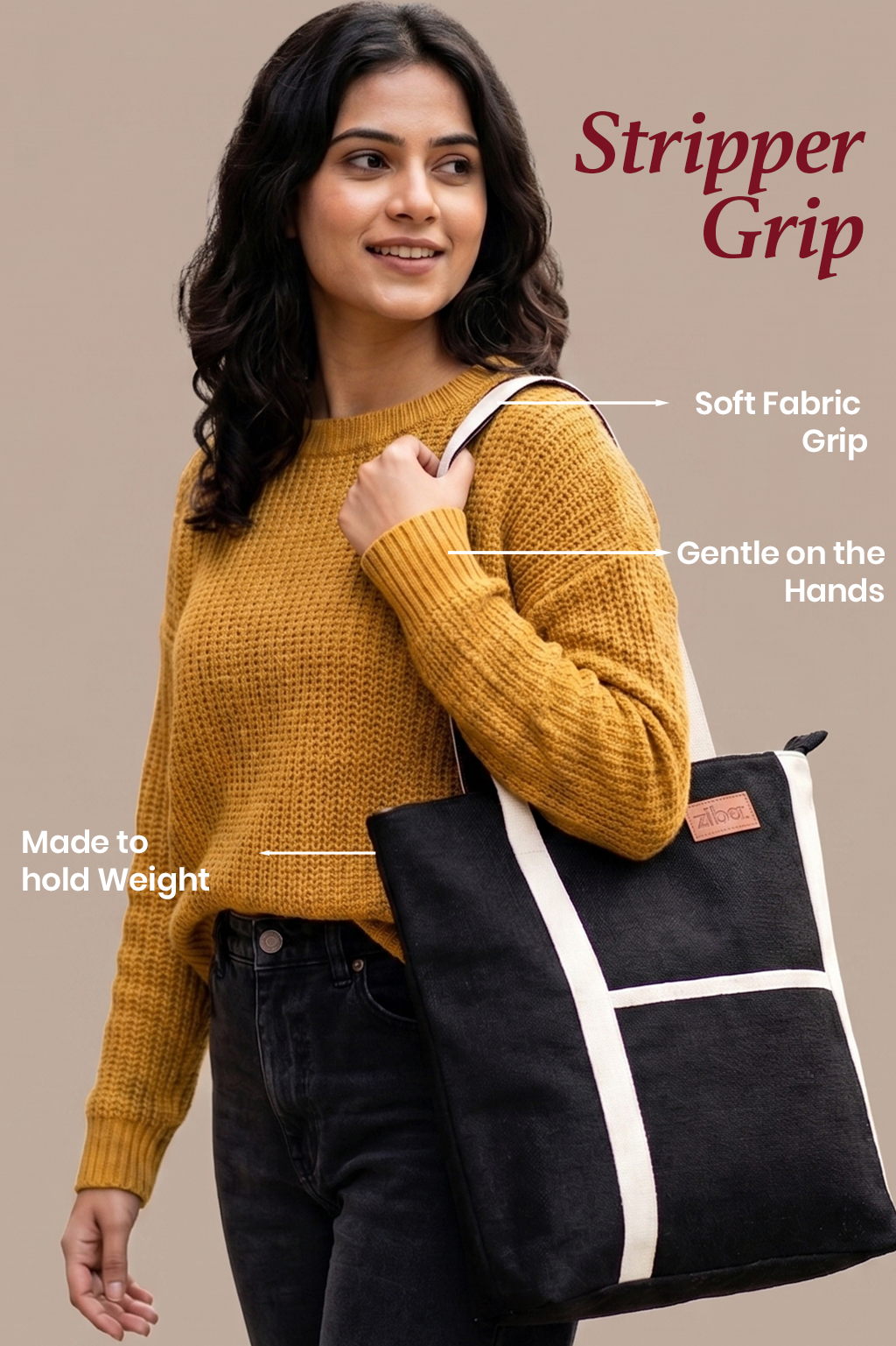Safar Rozana Canvas Tote Bag