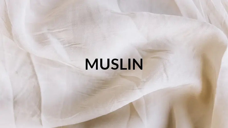 <p>Muslin fabric up close view for fabric detailing</p>